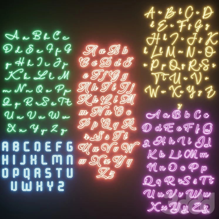 Neon set 5