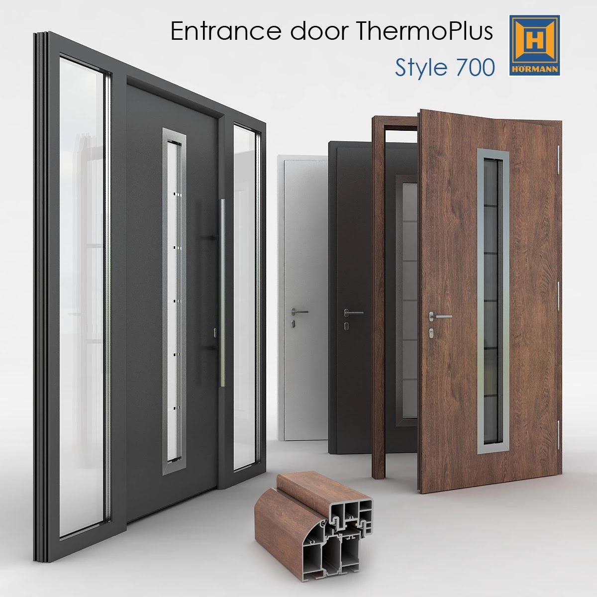 Entrance door Hormann's 700