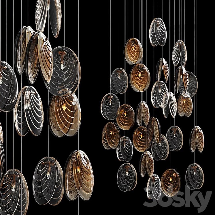 Chandelier MUSSELS2 by BOMMA