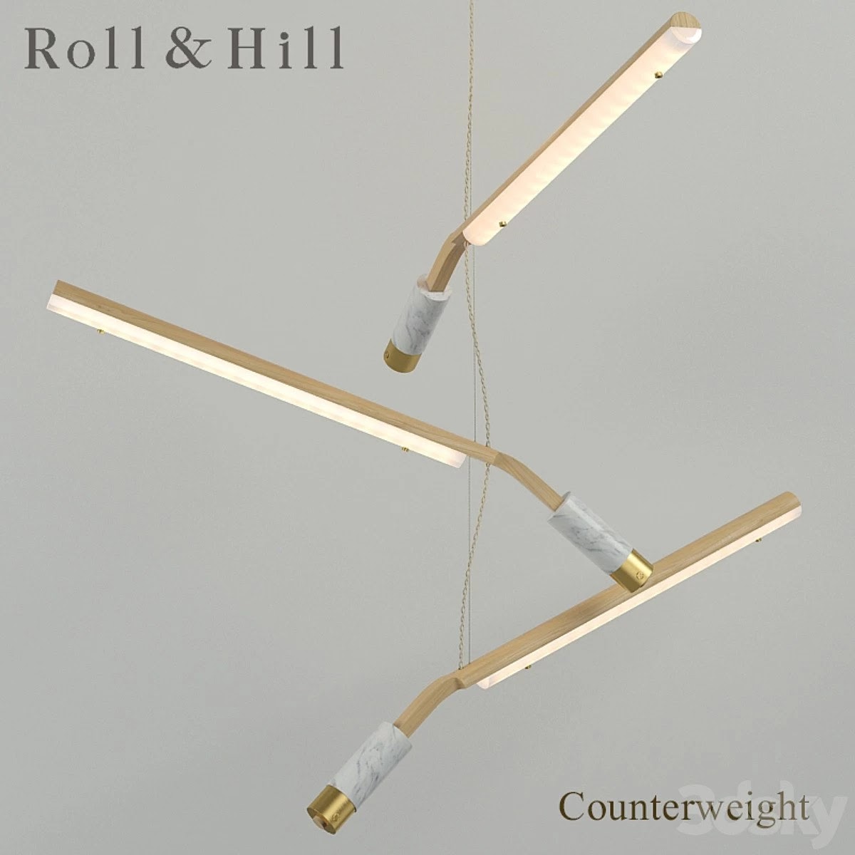 Chandelier Roll & Hill Counterweight ;