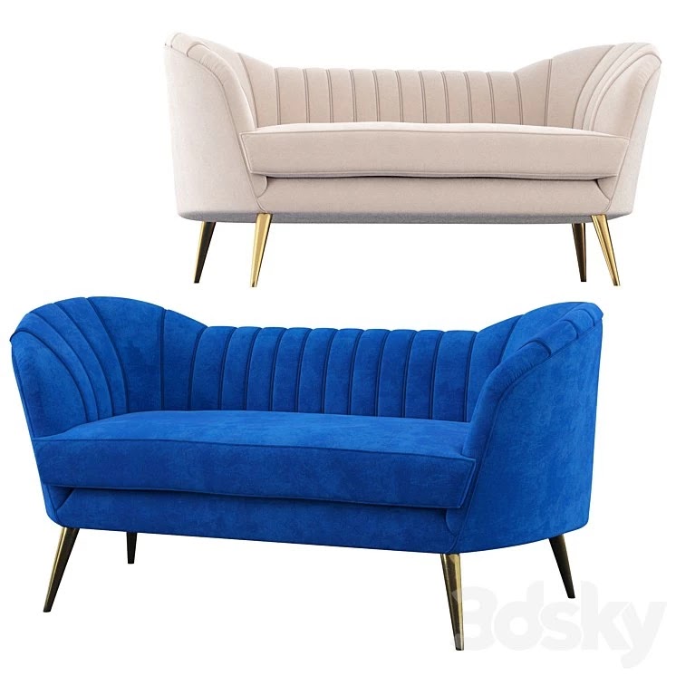Koger Chesterfield Loveseat