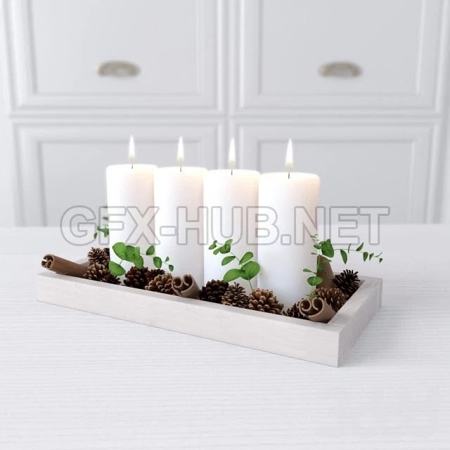 Object Candle 1196