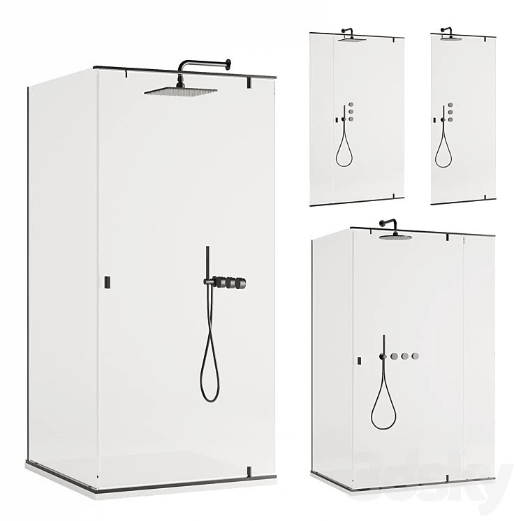 Agape Plan-A showers + Falper Acquiferolt