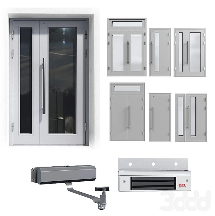 Entrance doors of the PROEM company