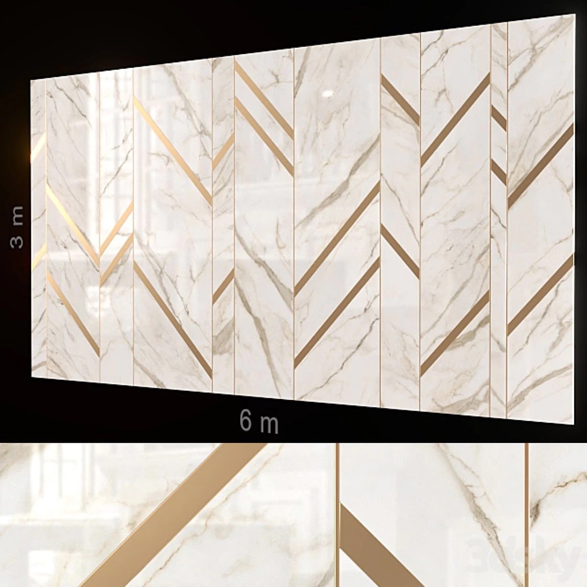 Decorative wall 215.