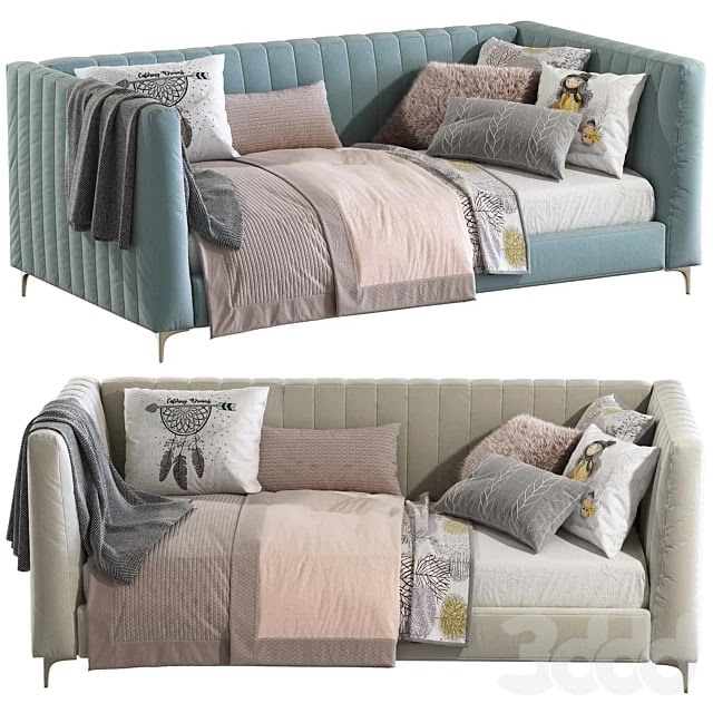 Bed Sofa Avalon Channel Stitch Upholstered Daybed