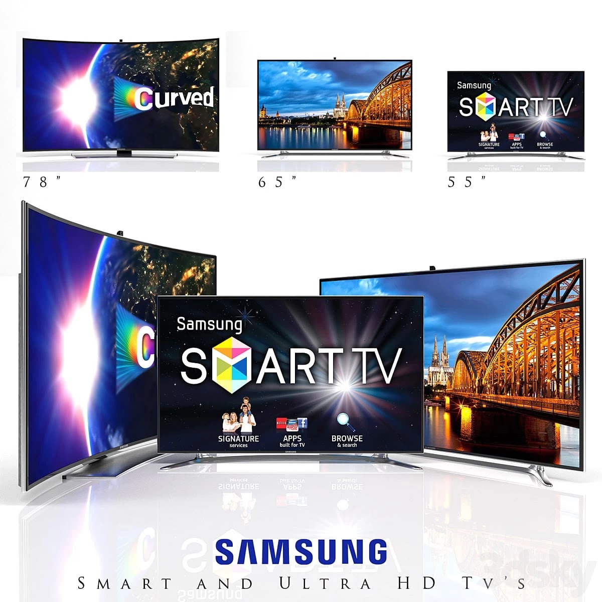 SAMSUNG TV's