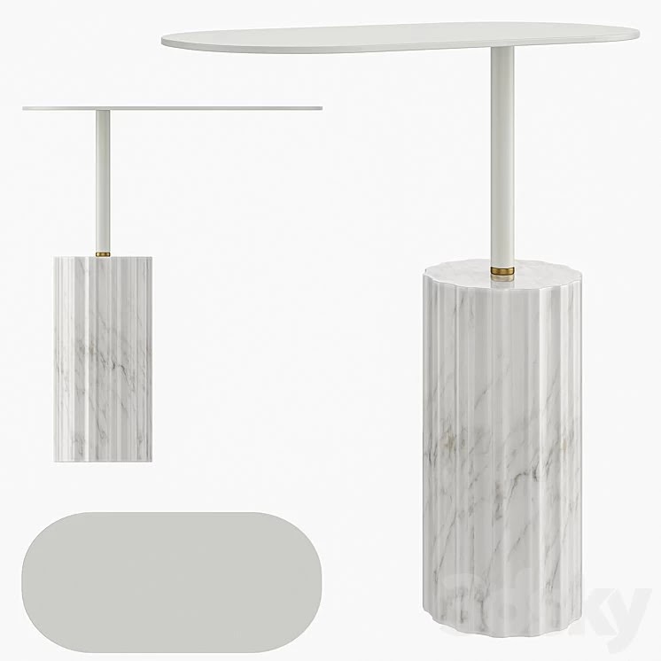 Column Side Table by Aparentment