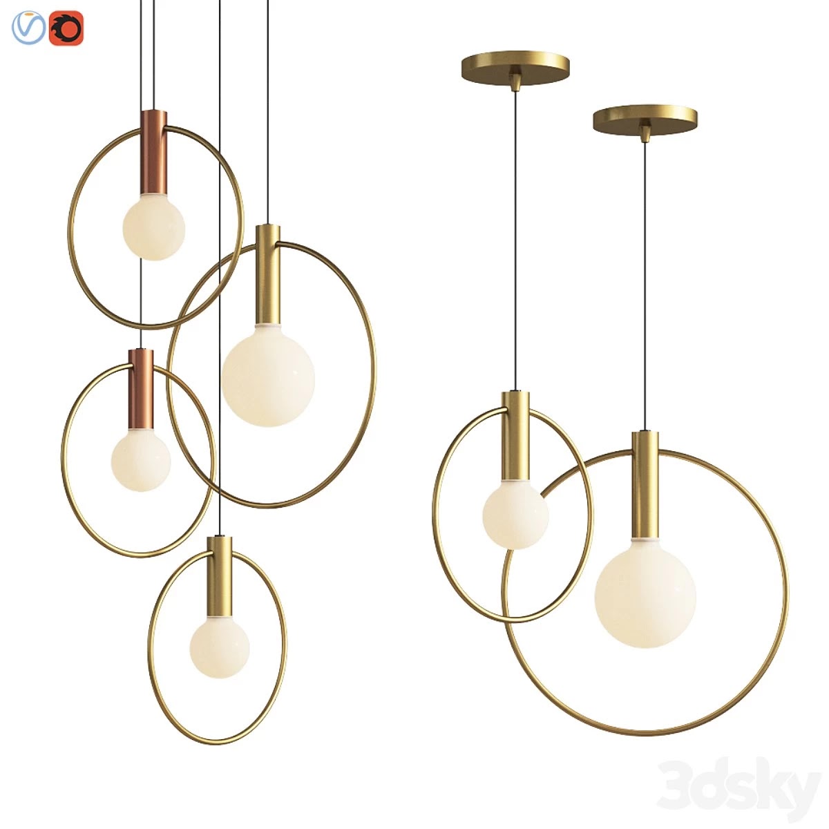 Aura Radial Cluster Ladies and gentlemen Studio