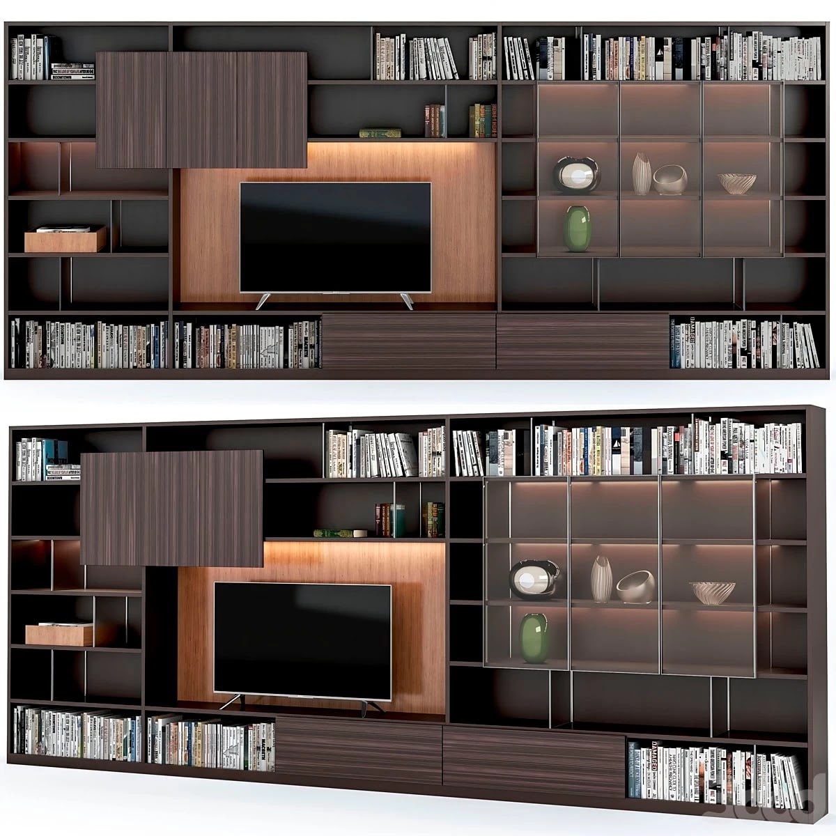 TV zone Molteni 505 wall system