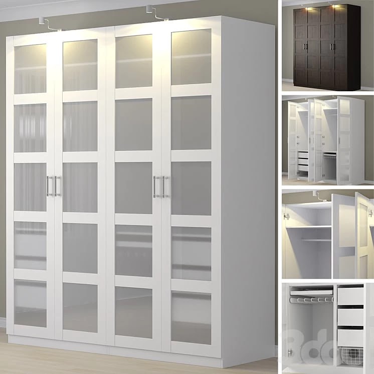 Ikea Pax Wardrobe / Bergsbu.