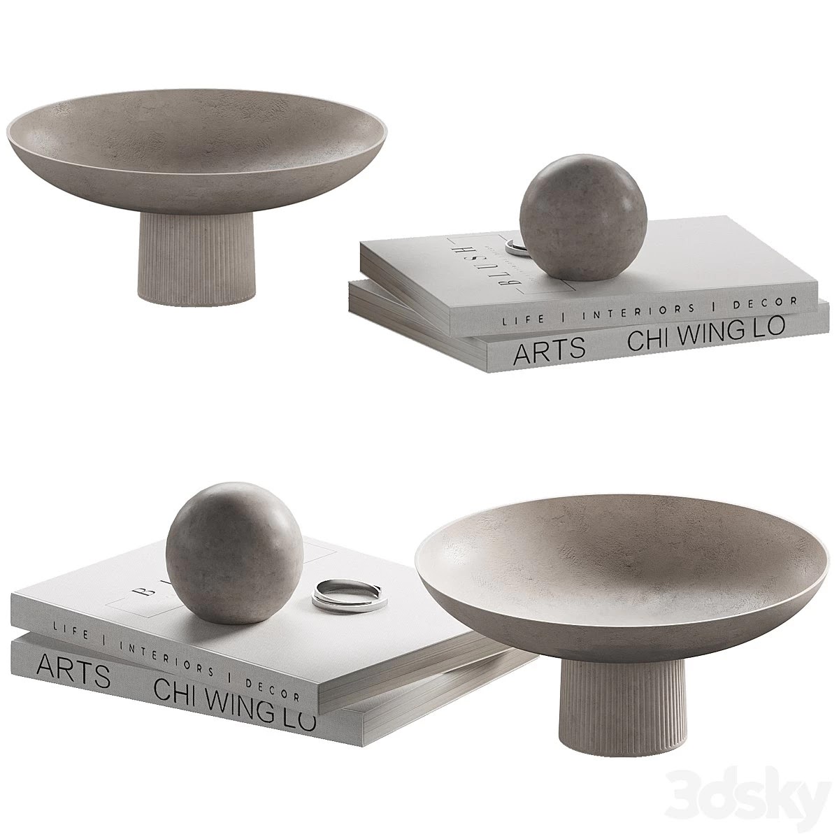 Decorative coffee table set 19