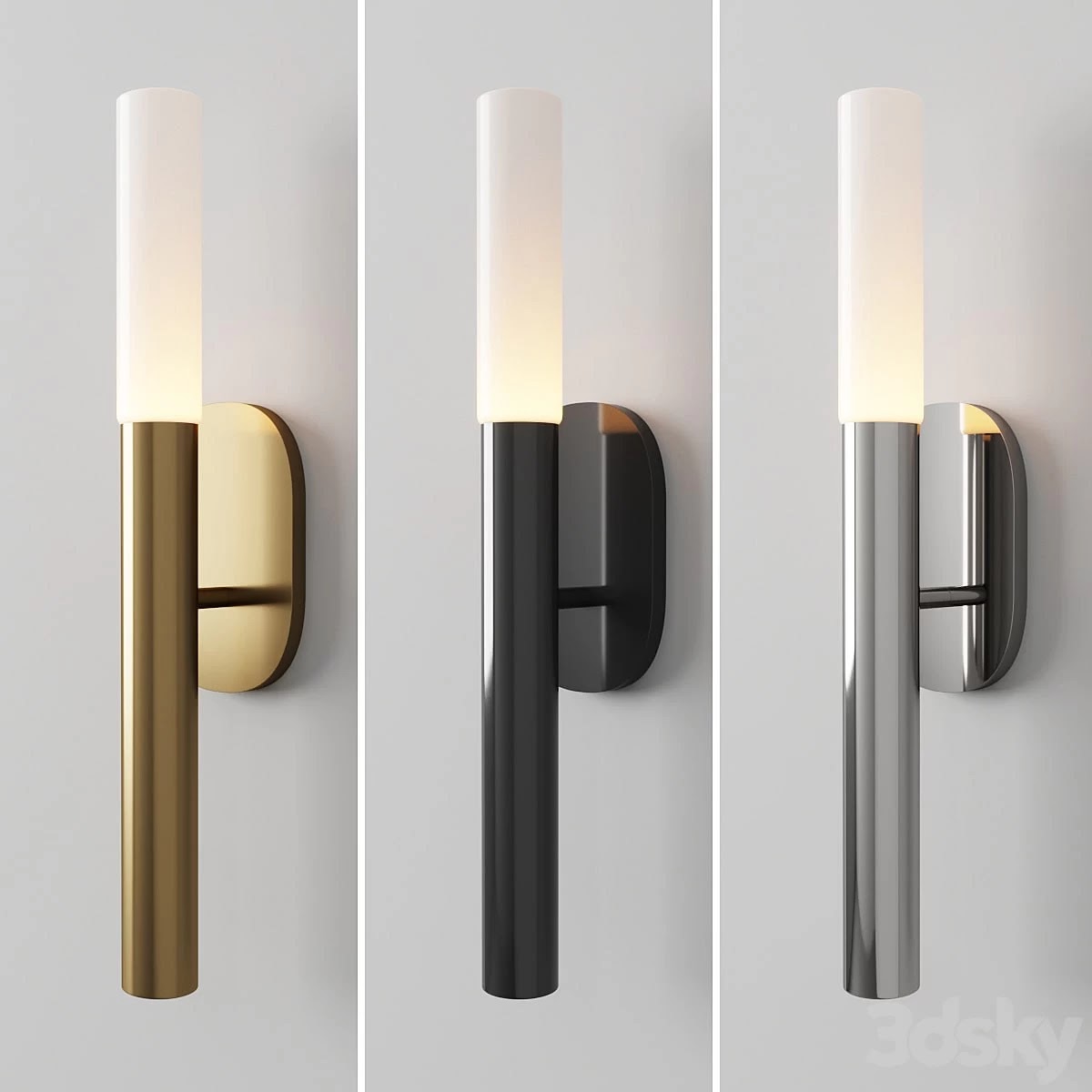 Rousseau small bath sconce by Kelly Wearstler