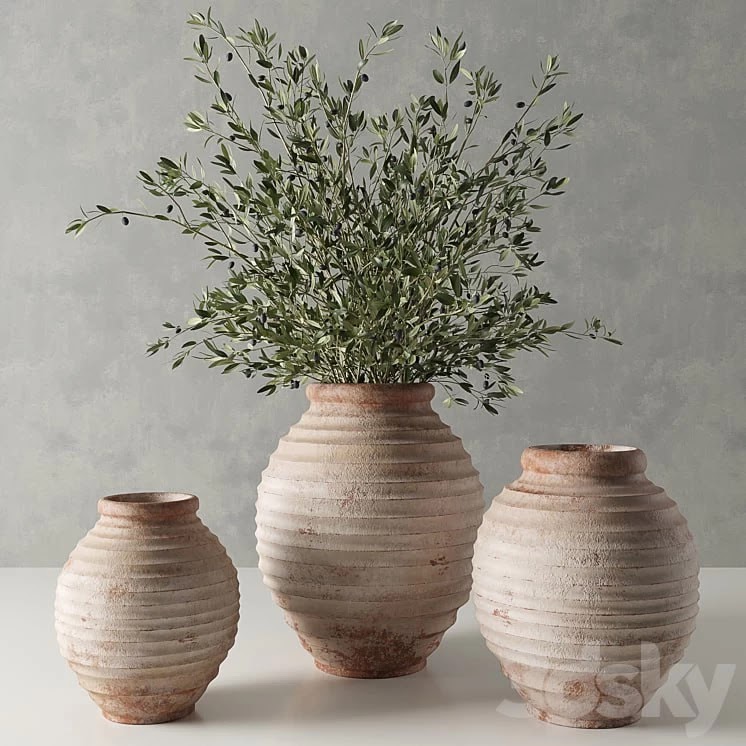 RH 19 th c. terra-cotta olive jar