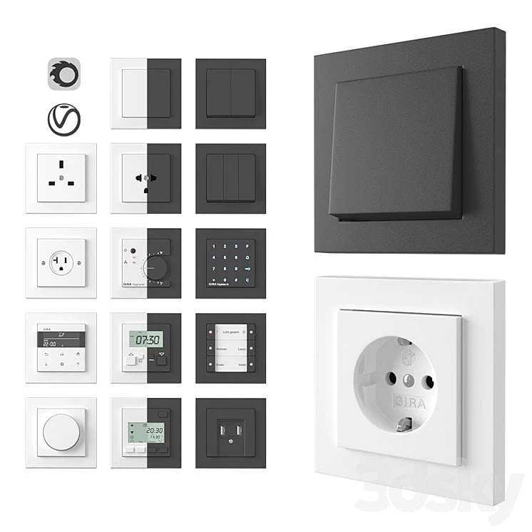 Gira E2 normal installation # electrician