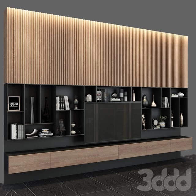 TV shelf set 122