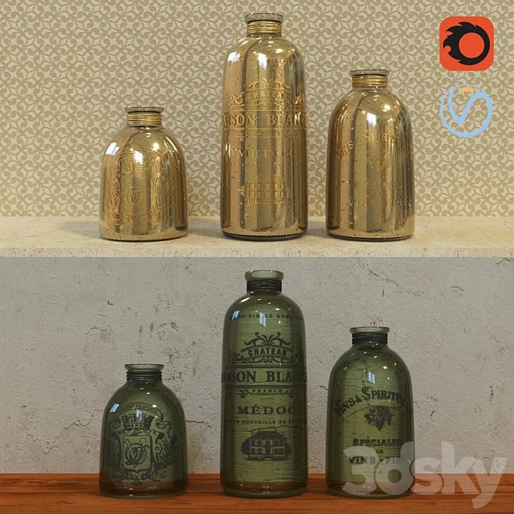 Decorative bottles
