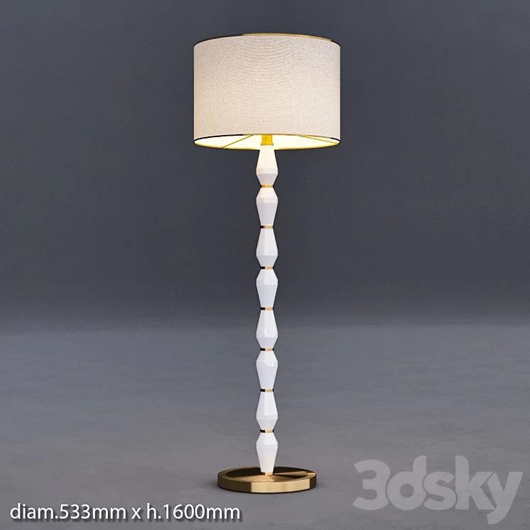 Roar + Rabbit Faceted Glass Floor Lamp