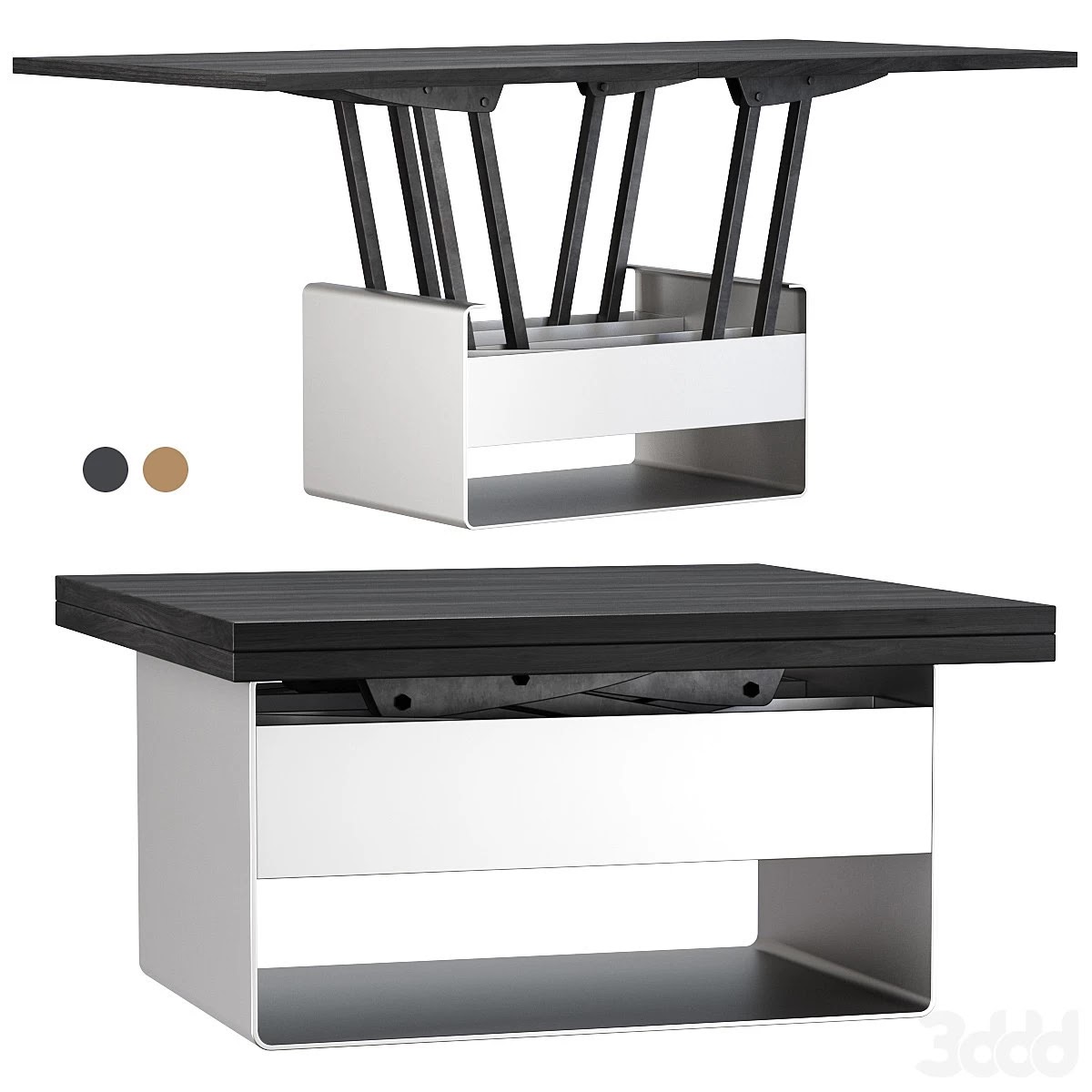 Mesa de centro transformable table Sedit Mesita baja WIND