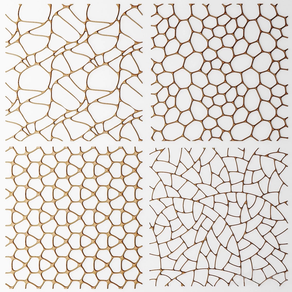 Set. The grille panel.Lattice, panel, pattern, art, abstraction, decorative, interior, wall decor
