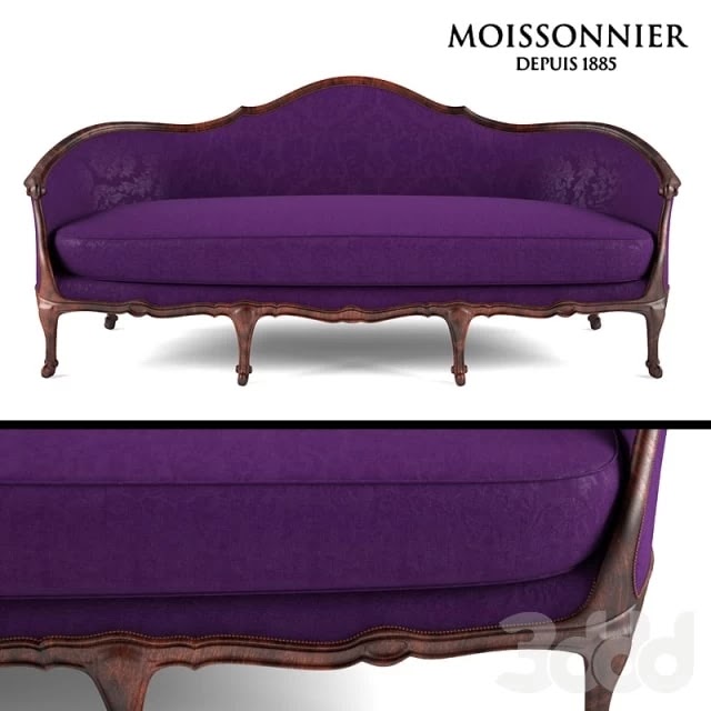 D'Aurevilly sofa by Moissonnier