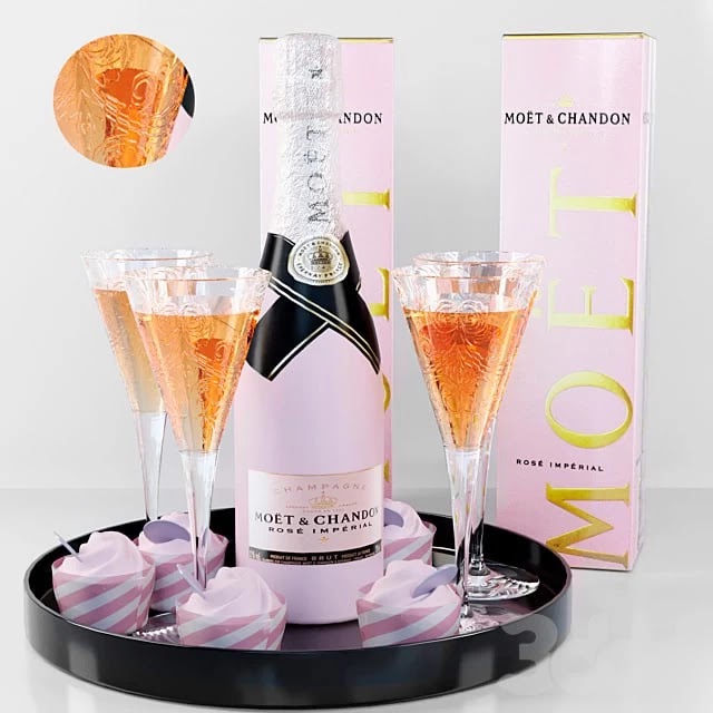 Sparkling wine in glasses Alcohol