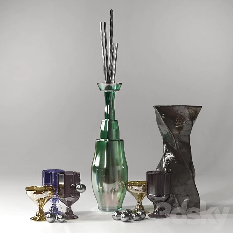 Glass Decor Set v.1