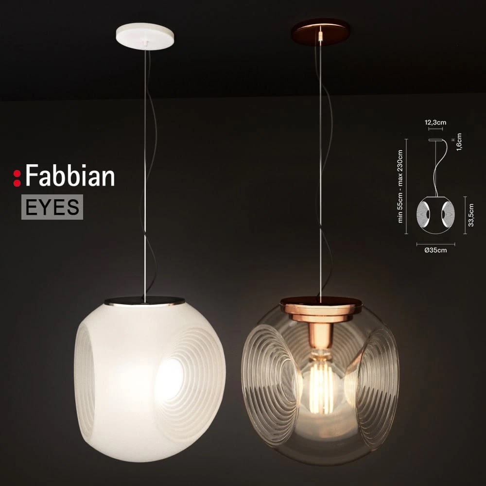 Fabbian Eyes Hanging Lamp