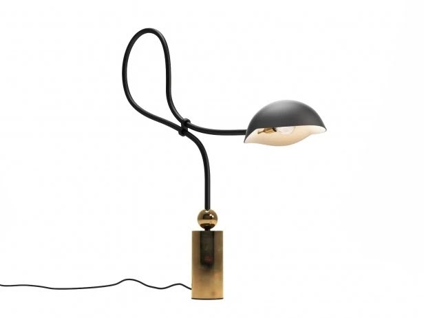 Collected_by_Curved_Neck_Table_Lamp