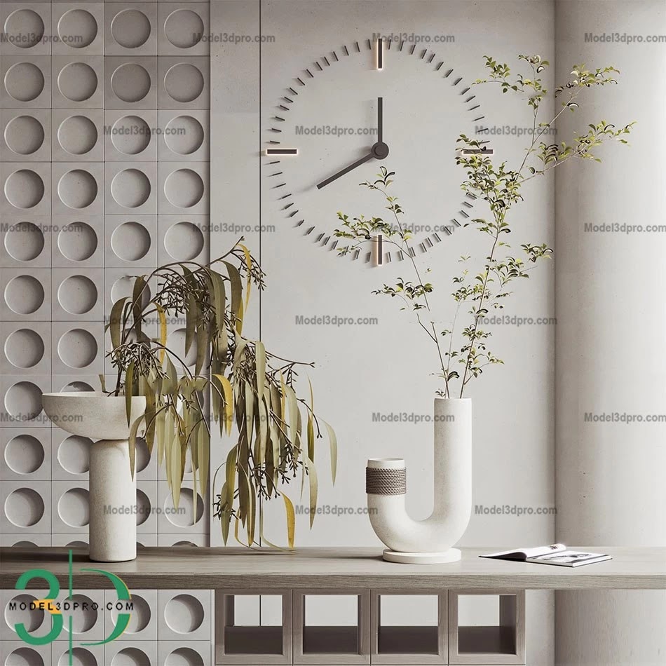 Tree364-Model3d decorative set 022