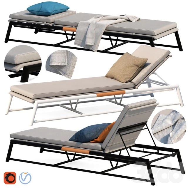 Globewest Antigue Sunbed