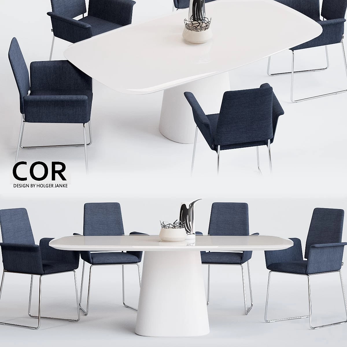 COR Fino Chair and Conic Table