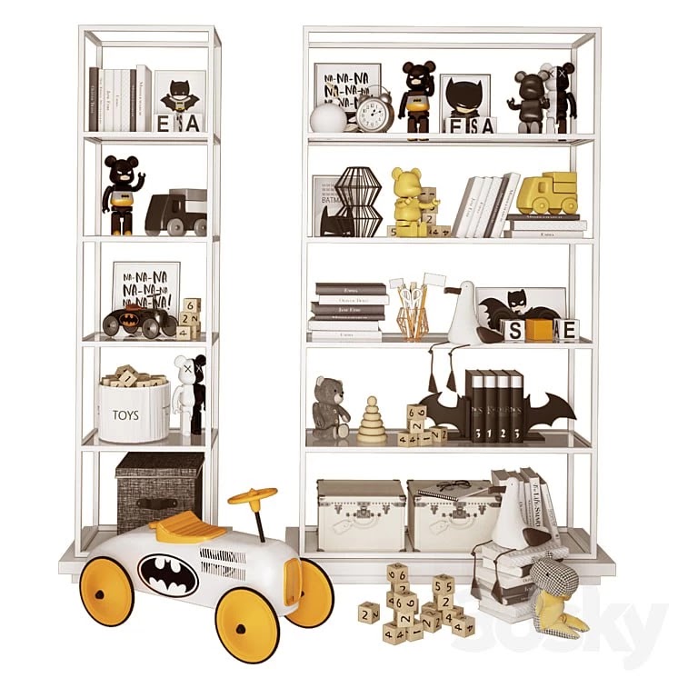 Racks with toys _3