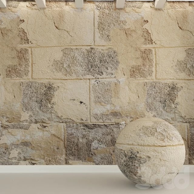 Stone wall. stone block. 147
