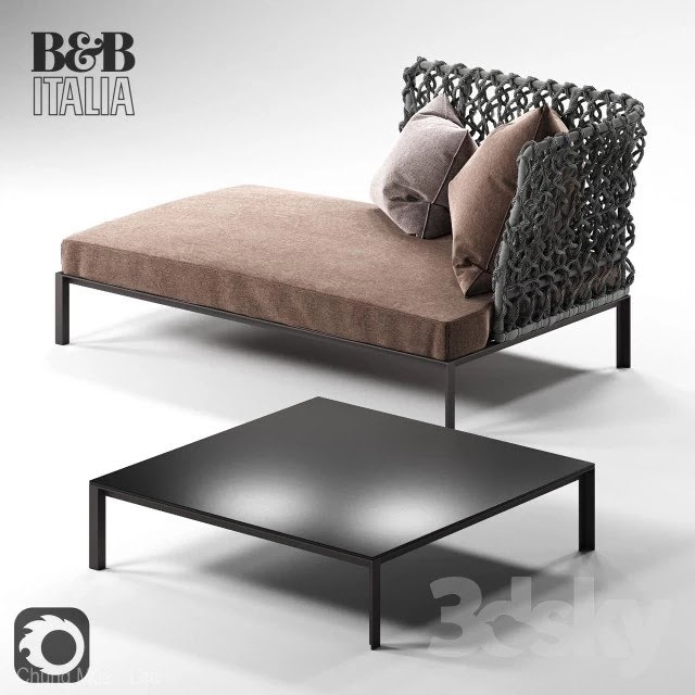 B&B Ravel Sofa R160A6D and Table TR90