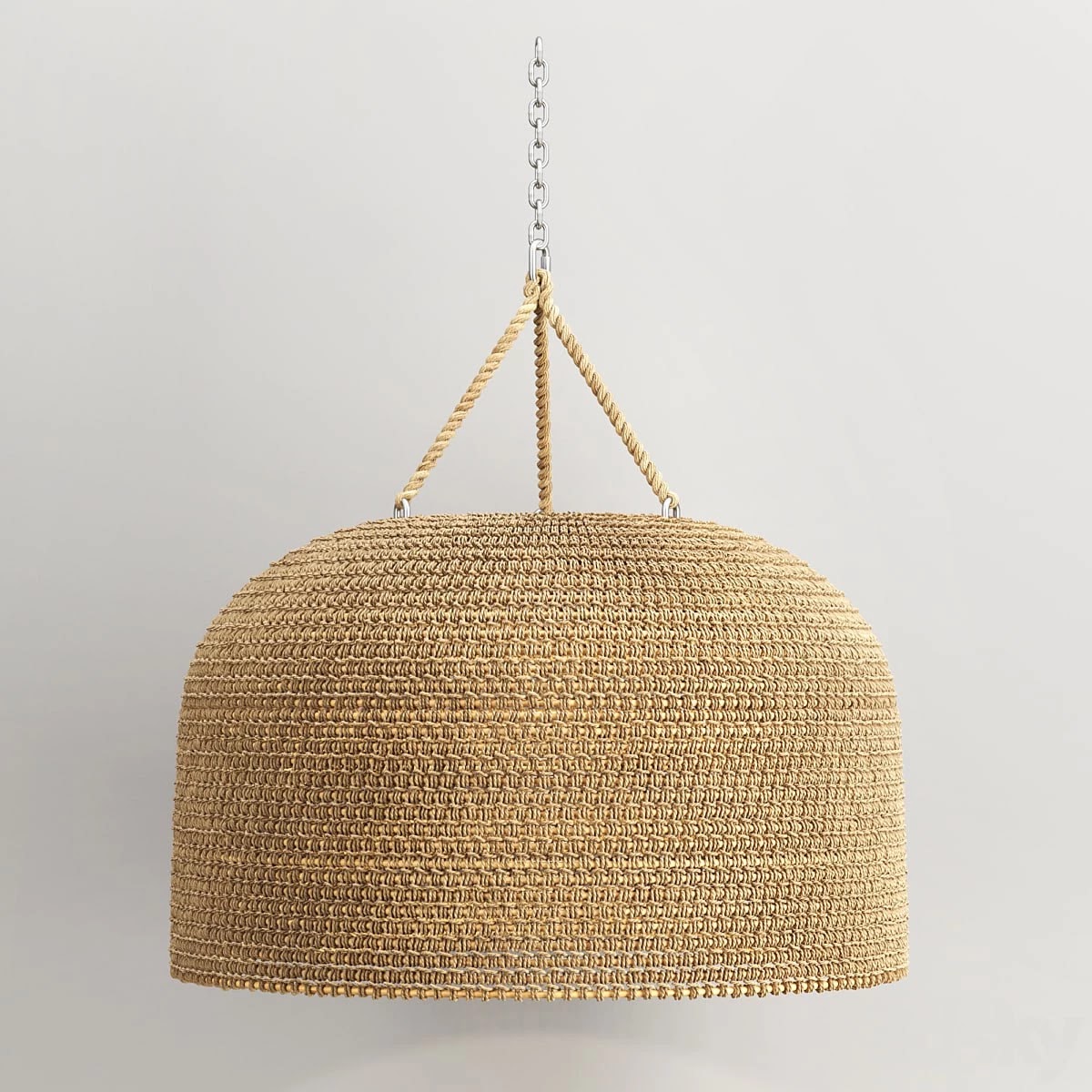 Green Oaks Oversized Pendant, Natural