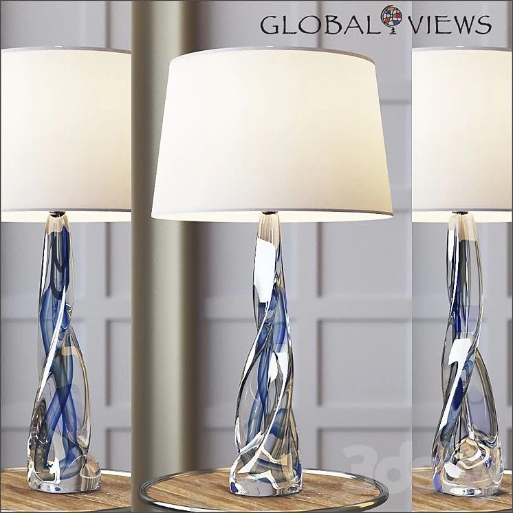 Global Views Ocean Twist Lamp m_views