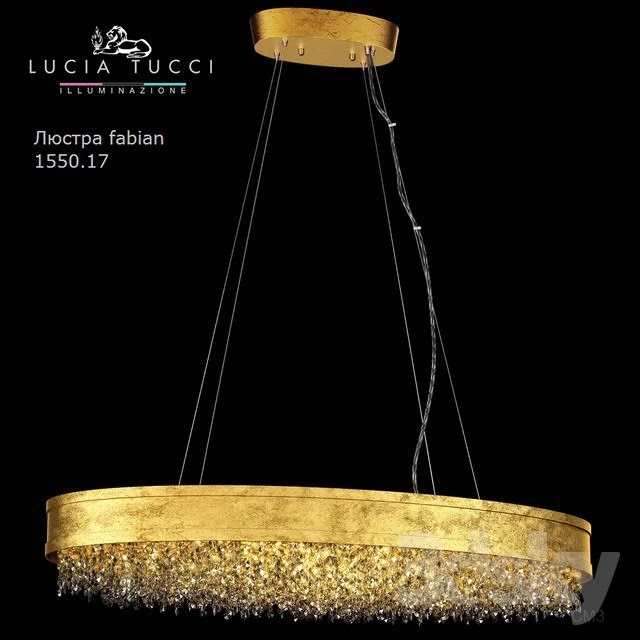 Chandelier fabian oro LED