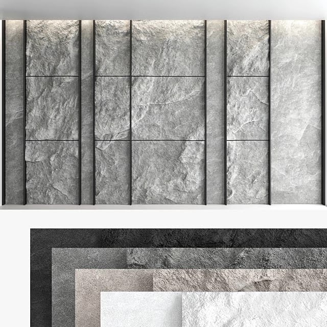 Decorative wall panel set 56