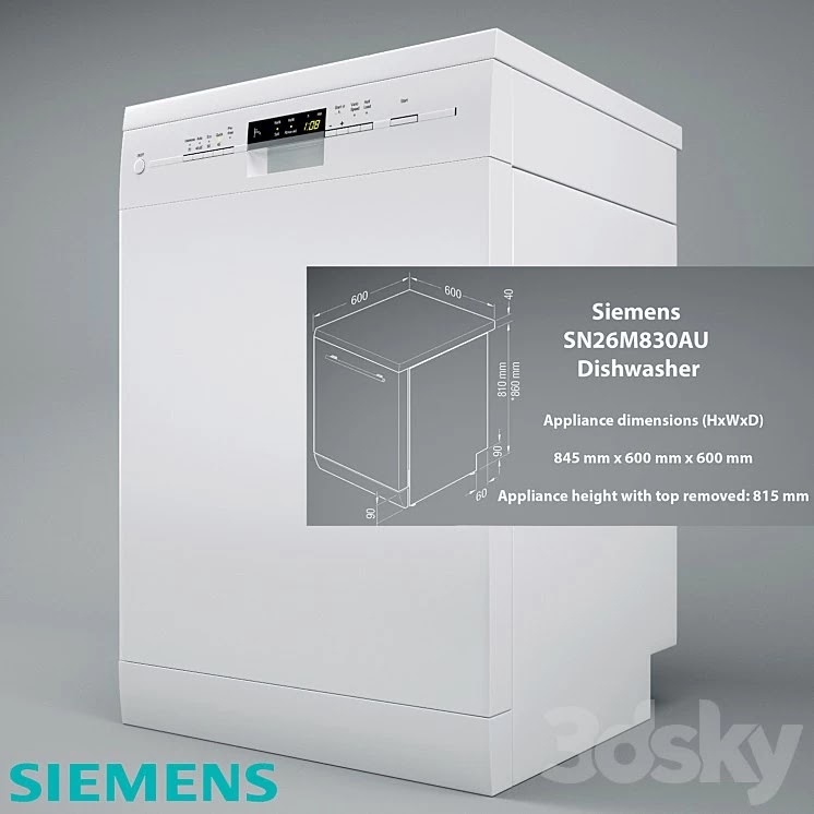 SN26M830AU SIEMENS speedMatic Dishwasher