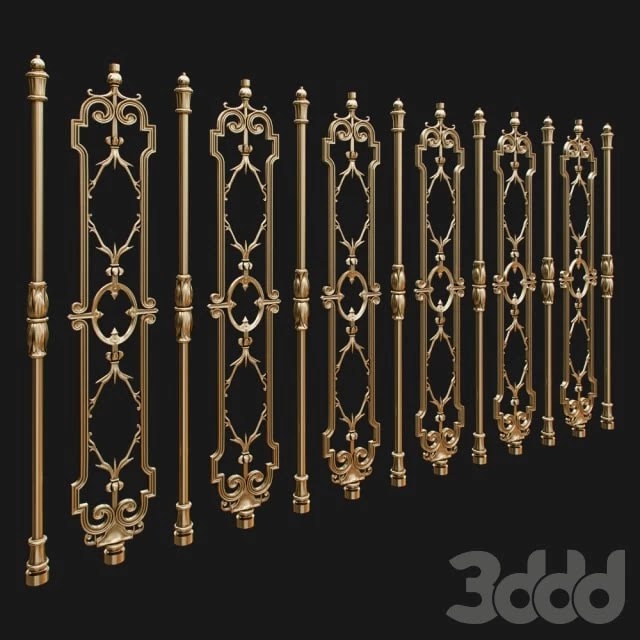 Forged balusters