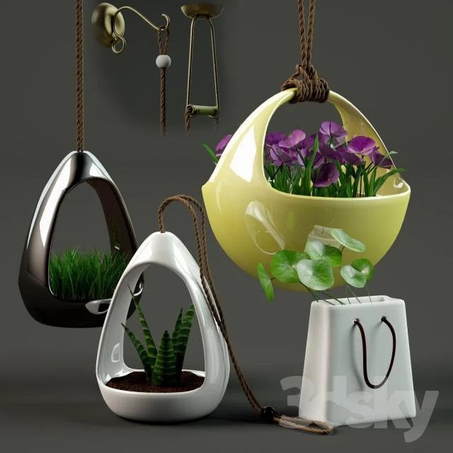 3 pots