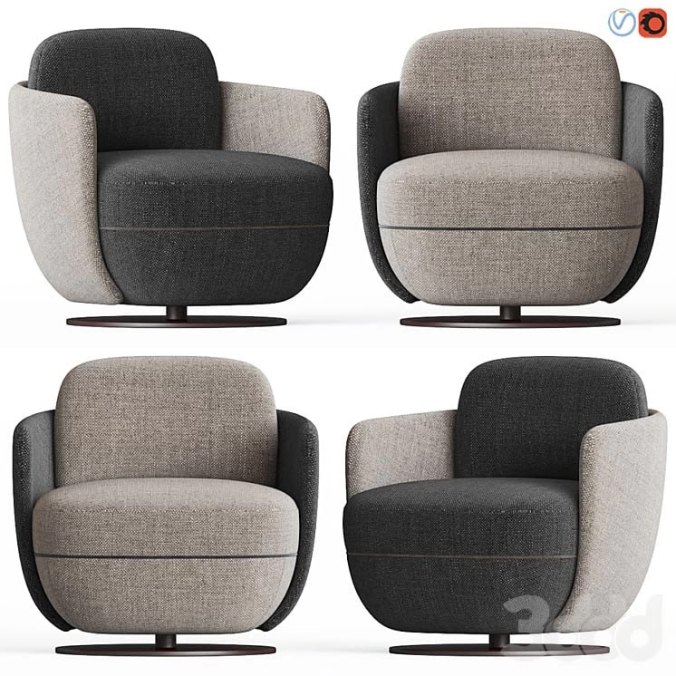 Wittmann Miles Lounge Armchair