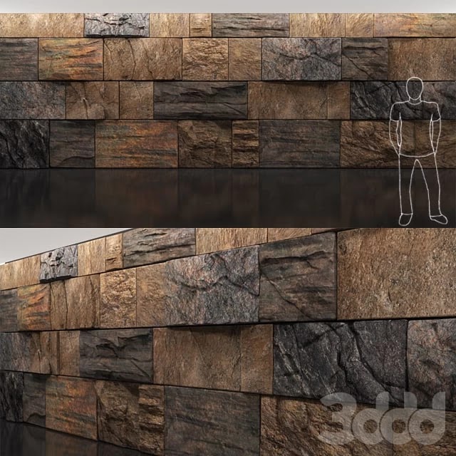 wild stone wall