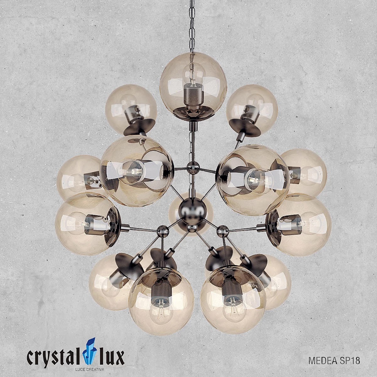 Chandelier Crystal Lux Medea SP18
