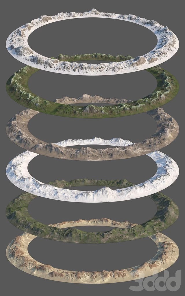 Ring of mountains