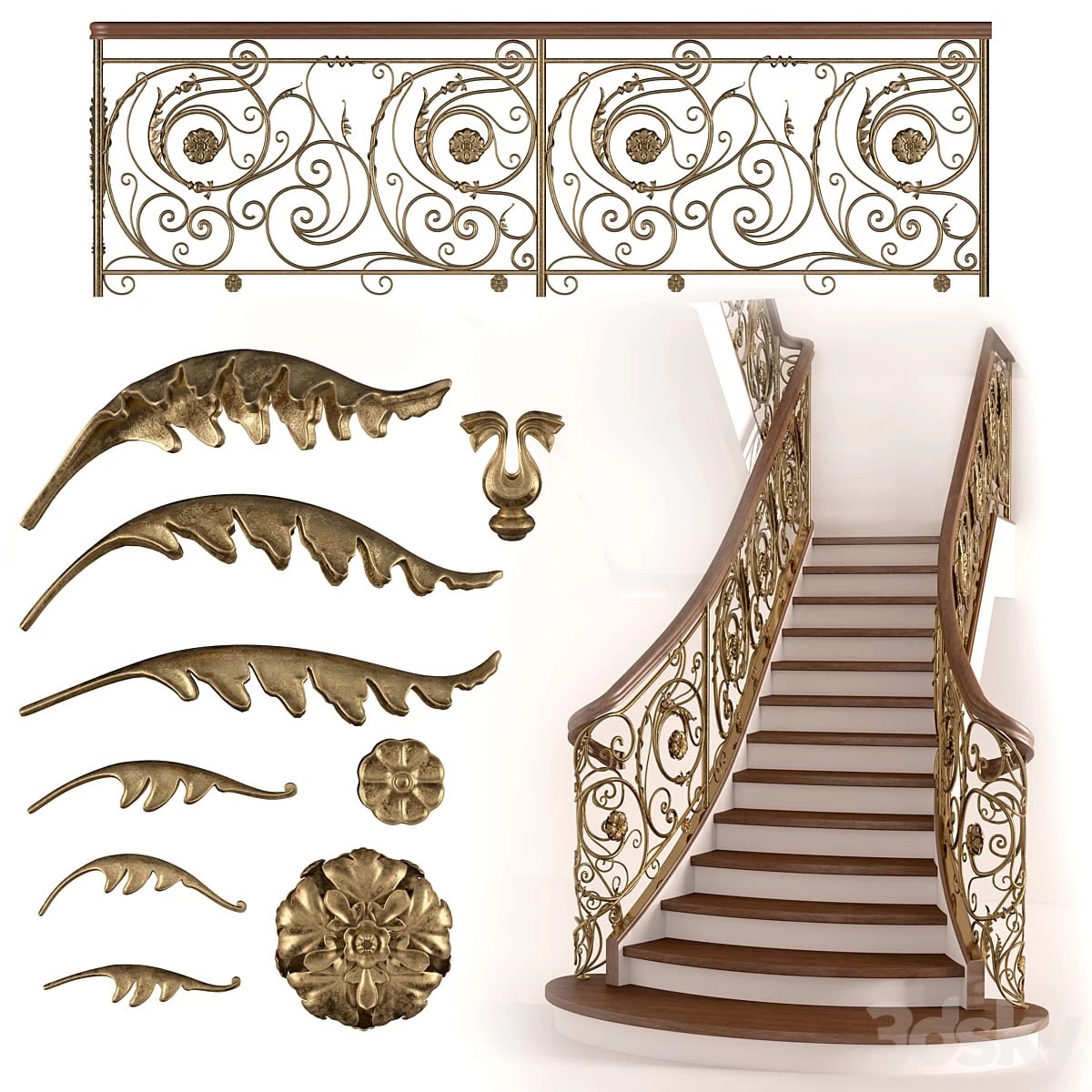 Forged stairs