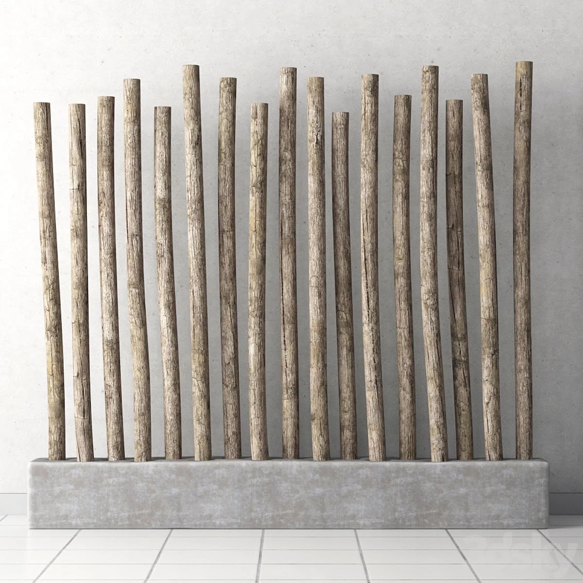 Decor from old branches