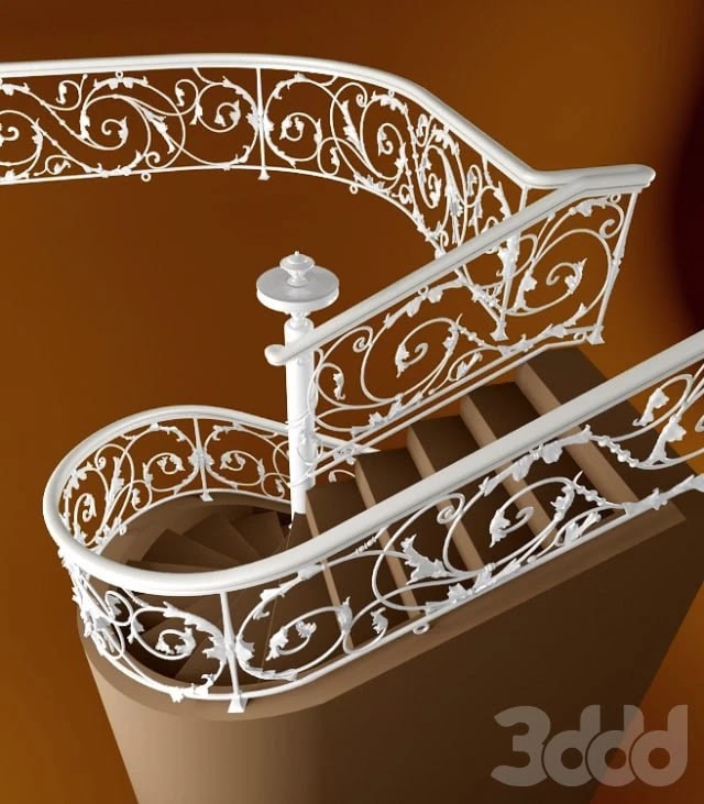 Forged fencing of stairs