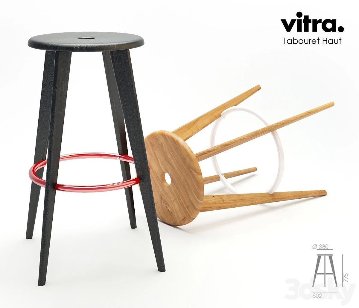 Vitra / Tabouret Haut